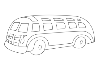 Bus 04 - Coloriages véhicule - Coloriages - 10doigts.fr